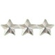 3 - 3/16" Silver Stars